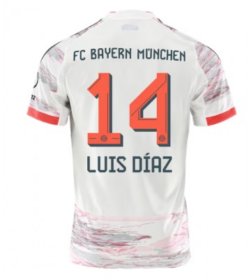 Bayern Munich Luis Diaz #14 Segunda Equipación 2025-26 Manga Corta
